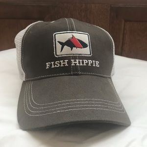 Fish Hippie - Fishing Trucker Hat in Grey